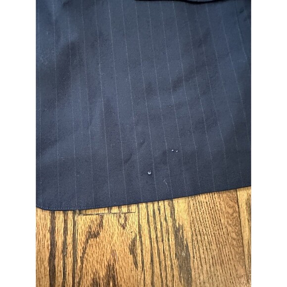 VTG Brooks Brothers Blazer 50L Black Wool Sport Coat Suit Jacket Brooksease flaw - Picture 8 of 15